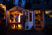 The bakery at night
